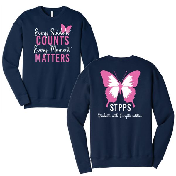 STPPS Navy Crewneck Sweatshirt