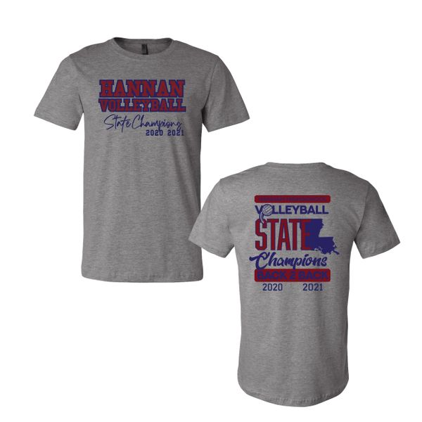 Hannan State Champs Short Sleeve T-shirt