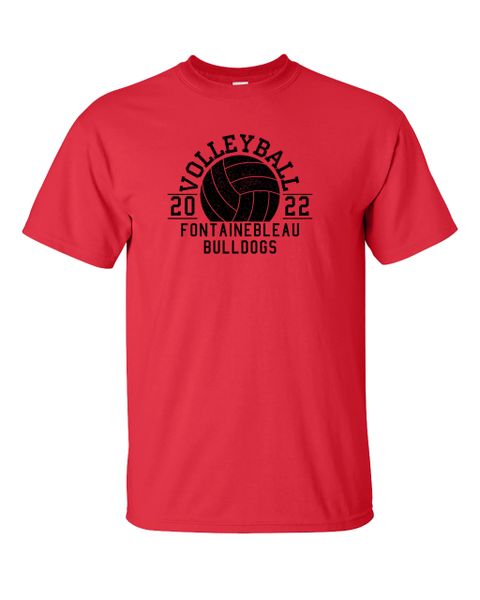 FHS Volleyball Cotton T-Shirt (One Color Design)