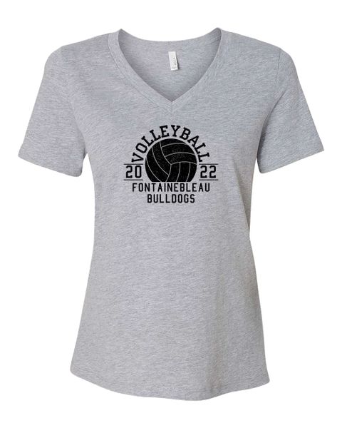 FHS Volleyball V-Neck (One Color Design)