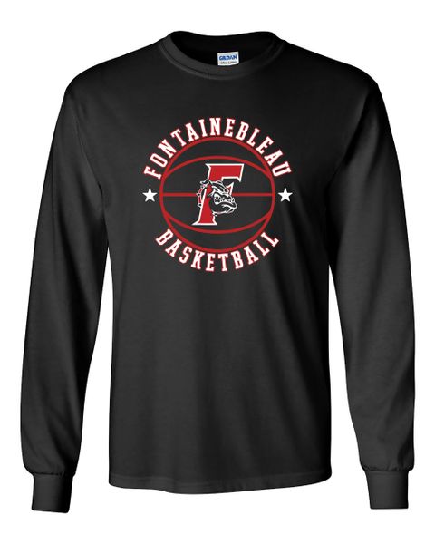 FHS Boys Basketball Long Sleeve ADULT T-Shirt