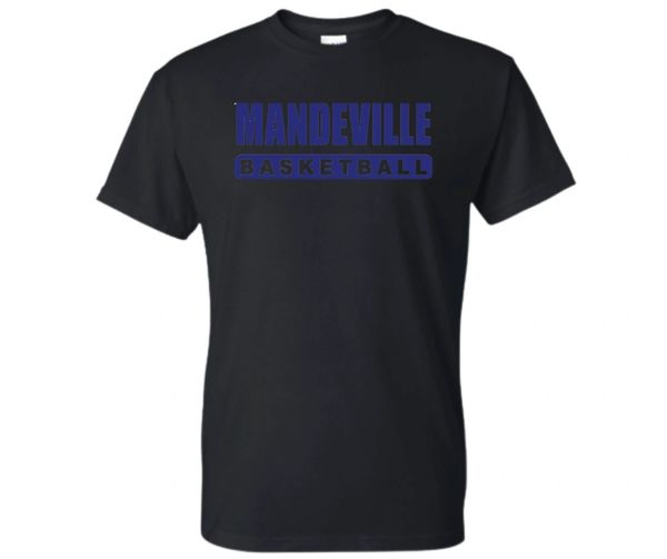 Mandeville High Basketball Upper Front Tee
