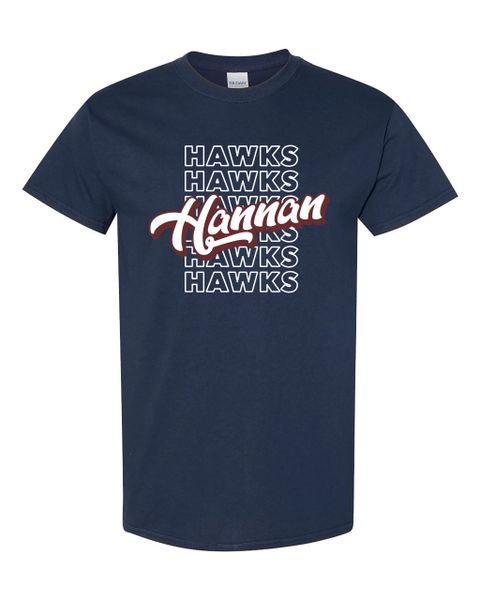 Hannan Cheer Youth Navy T-Shirt