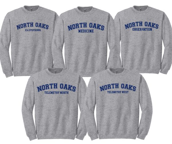 North Oaks Crew Sweatshirts