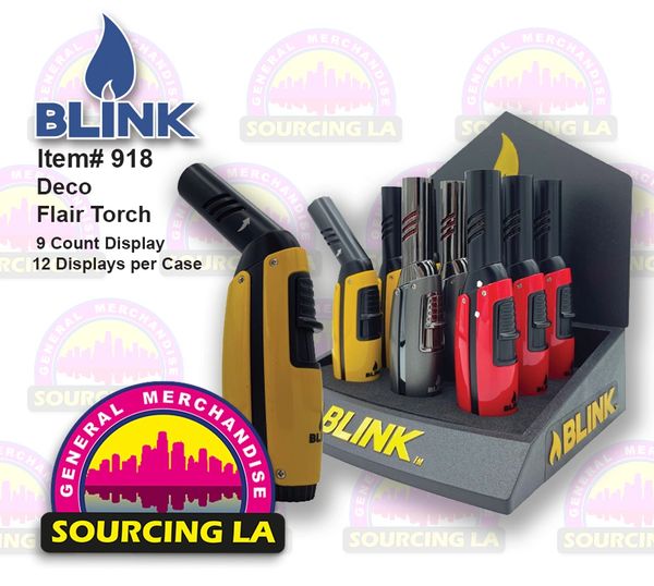 BLINK DECO FLAIR / SINGLE FLAME TORCH - 9 CT DISPLAY