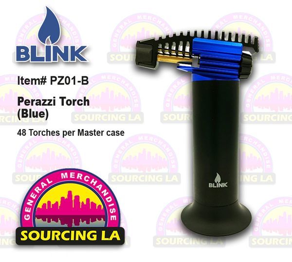 1x Torch Blink PZ01- PERAZZI TORCH Refillable Butane Torch | Adjustable Flame
