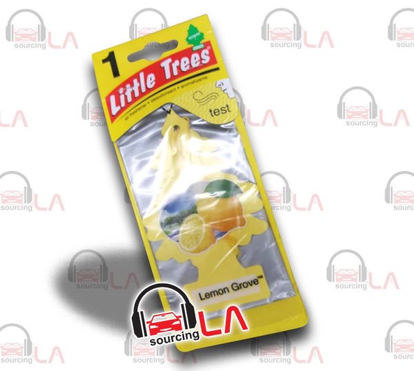 Little Trees Hanging Car and Home Air Freshener, Lemon Grove(Pack of 24)