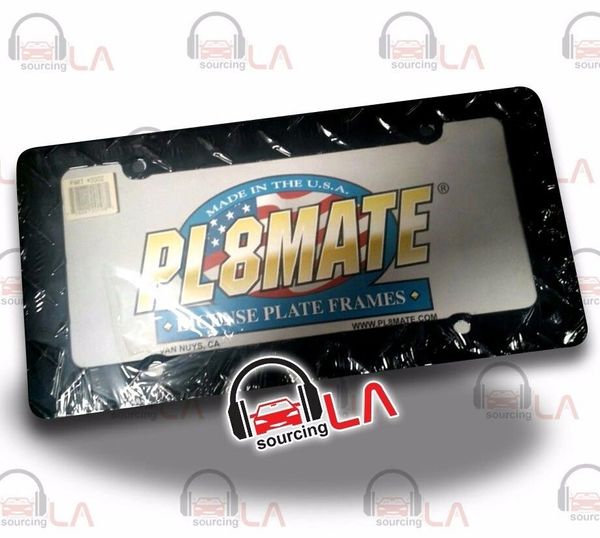 LICENSE PLATE FRAME ACCESSORIES BLACK