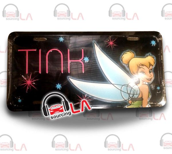 TinkerBell Novelty Car Metal License Plate