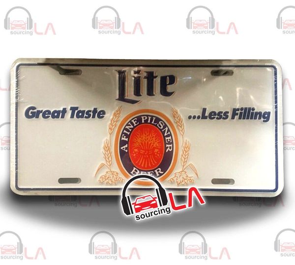 Lite Great TasteBeer Car License Plate