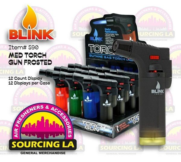 Blink Torch 12 Count Frosted Butane Refillable