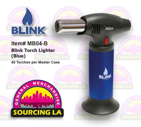 Blink Gun Torch Butane Light MB04 Welding Refillable Windproof Jet *USA*