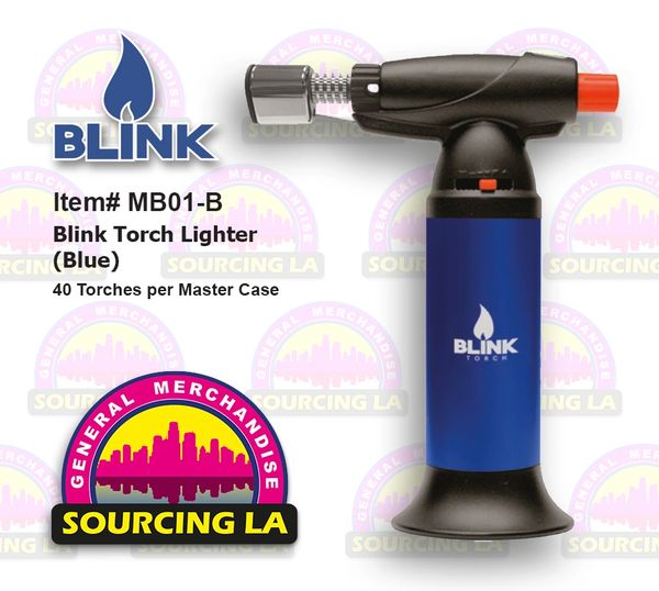 Blink Gun Torch Butane Light MB01 Welding Refillable Windproof Jet *USA*