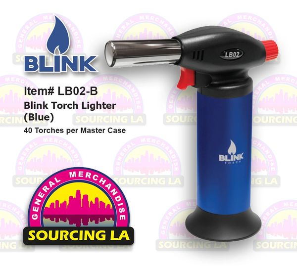 1x Torch Blink LB02 Refillable Butane Torch | Adjustable Flame