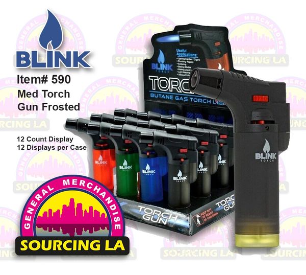 Blink Torch 12 Count Frosted Butane Refillable