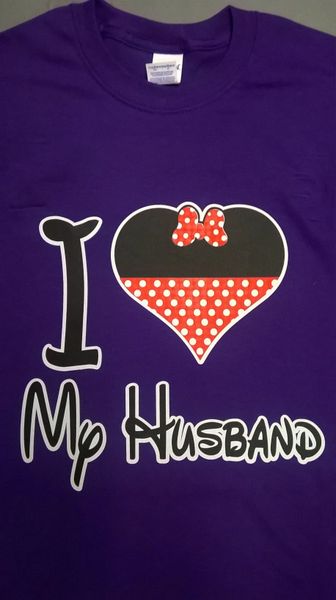 i ♥ Love my husband t-shirt