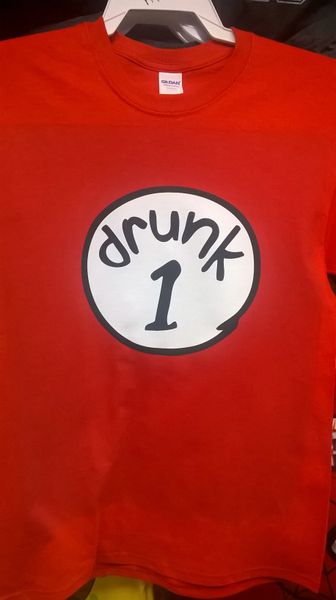 Adult Drunk-1 T-Shirt