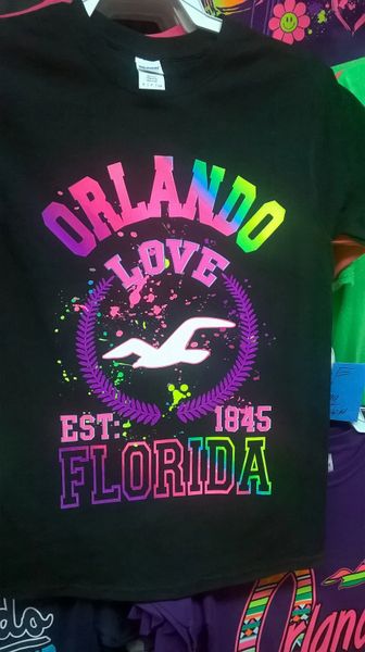 Adult Neon Orlando LOVE T-Shirts