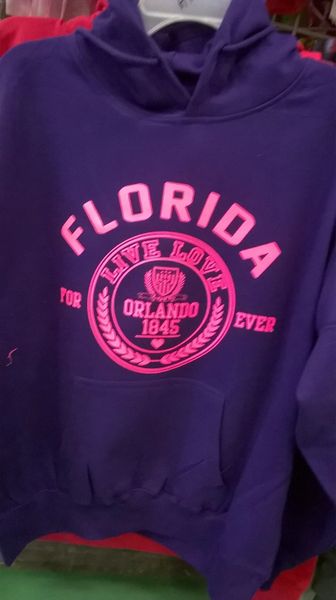 Orlando hoodie pink live love
