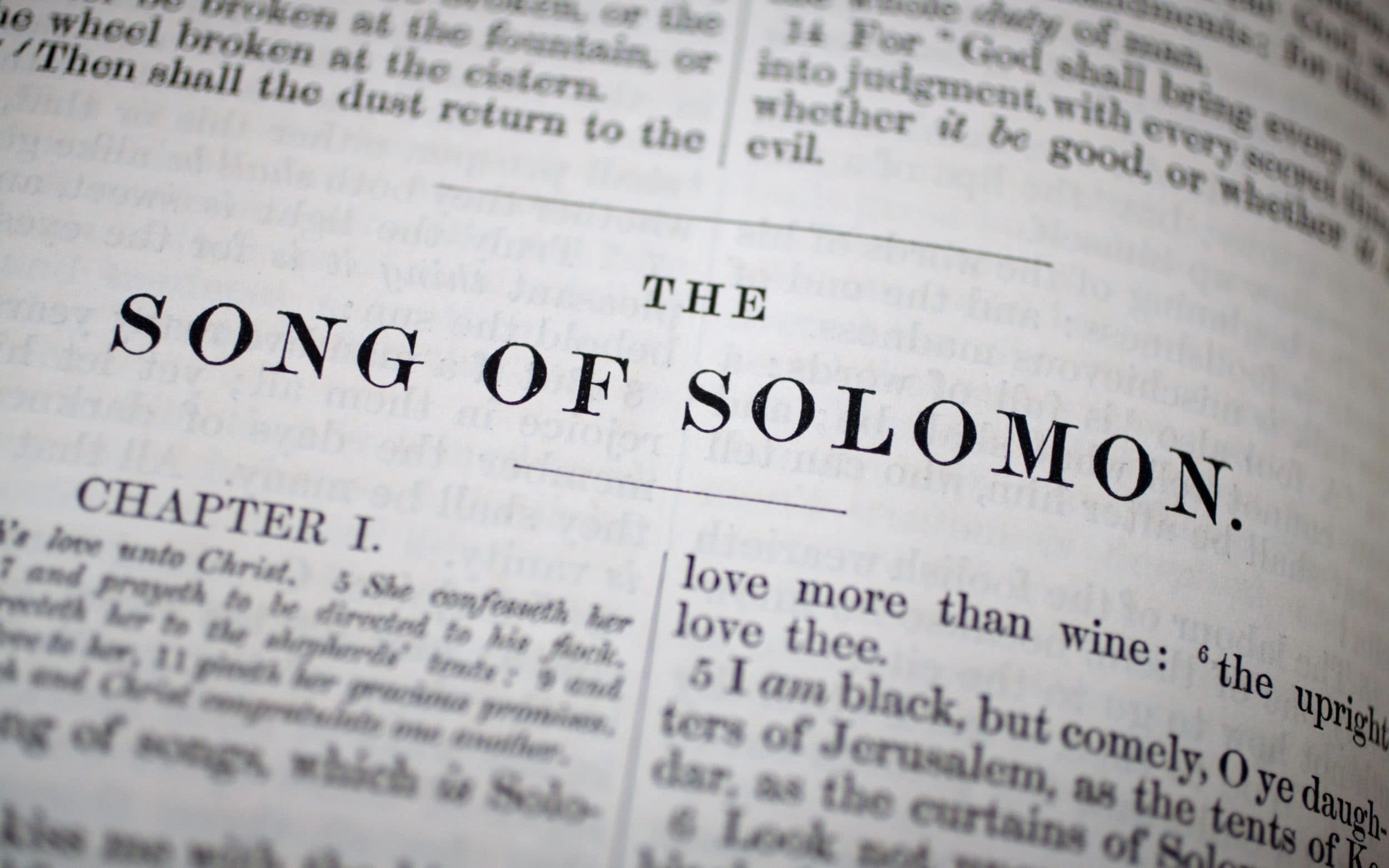 what is the ong of solomon all about