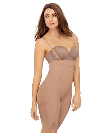 Seamless high waist outlet shapewear with thigh compression