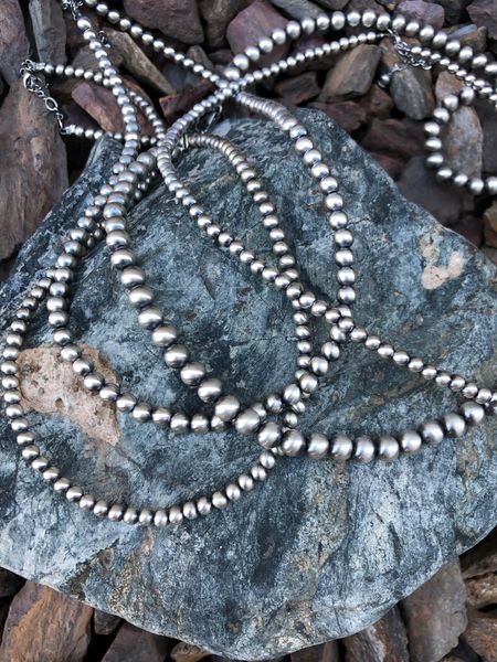 4mm navajo pearl necklace