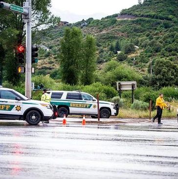 Pitkin County Sheriff's Office Patrol deputies traffic accident. 