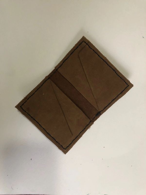 hand crafted leather wallet