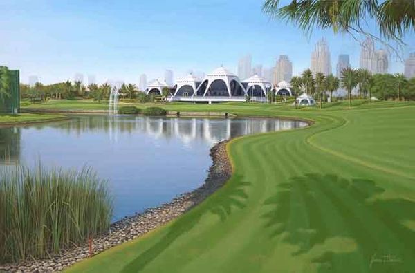 Emirates Golf Club, Dubai, 9th Hole