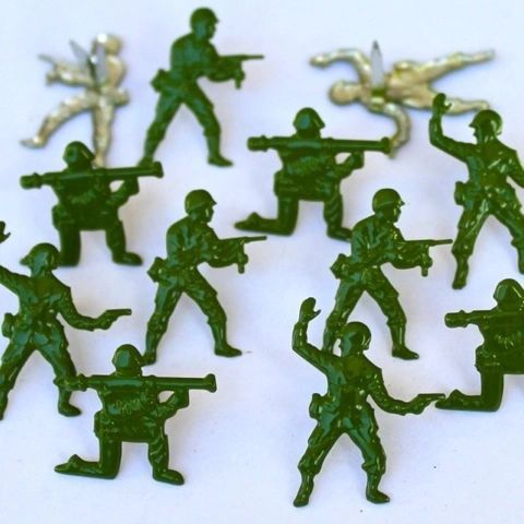 Army men brads by Eyelet Outlet