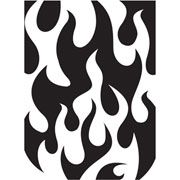 Fire Flames Embossing Folder (4.25"x5.75") by Darice