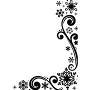 Snowflakes and Scroll Embossing Folder (4.25"x5.75") by Darice