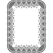 Doily Lace Border (4.25"x5.75") embossing folder by Darice