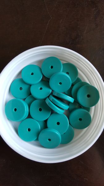 Turquoise Disc Bead 12mm (24pcs)