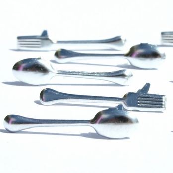 Silverware brads (Utensils Fork & Spoon) by Eyelet Outlet