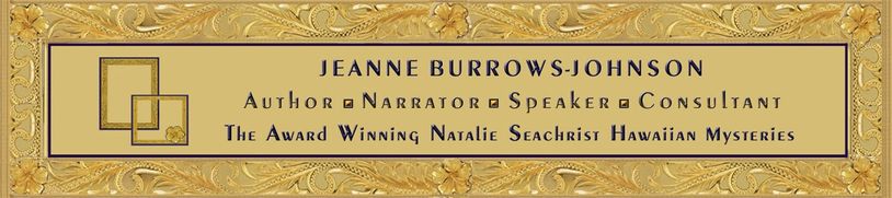 Banner for Jeanne Burrows-Johnson, author, narrator, motivational speaker, marketing consultant.