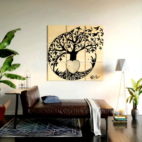 Tree Of Flight Tree Of Life Wall Decor Original Wall Art Trees Nature Artwork