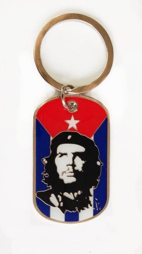 CHE GUEVARA PICTURE' METAL KEYCHAIN .. NEW AND IN A PACKAGE