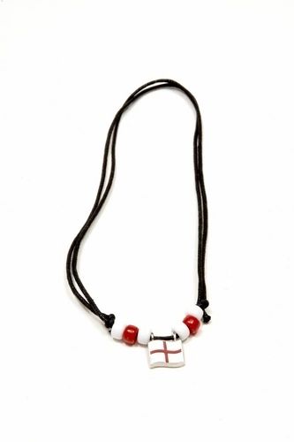 ENGLAND COUNTRY FLAG SMALL METAL NECKLACE CHOKER .. NEW AND IN A PACKAGE