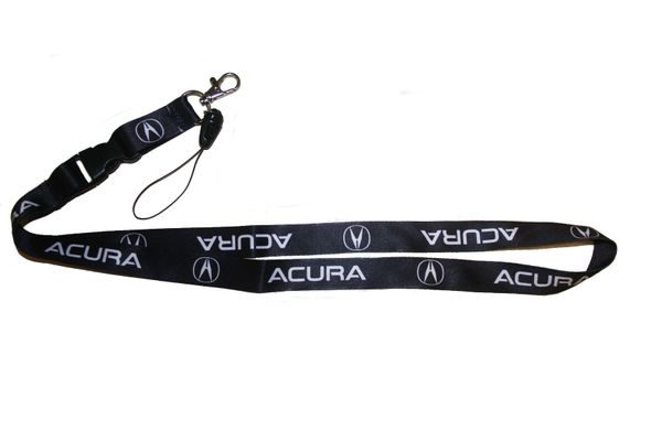 ACURA CAR MODEL LOGO LANYARD KEYCHAIN PASSHOLDER NECKSTRAP .. CLASP AT THE END .. 20" INCHES LONG .. HIGH QUALITY .. NEW
