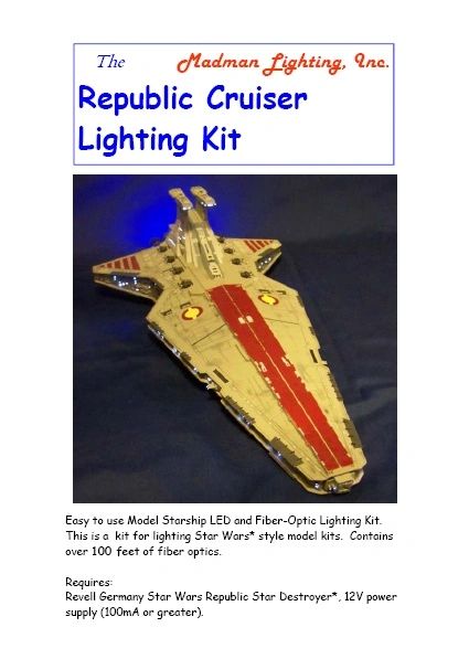 Revell star deals destroyer lighting kit