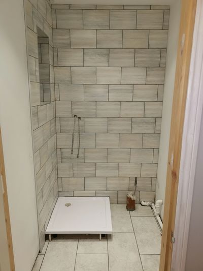 Tiling in a bathroom