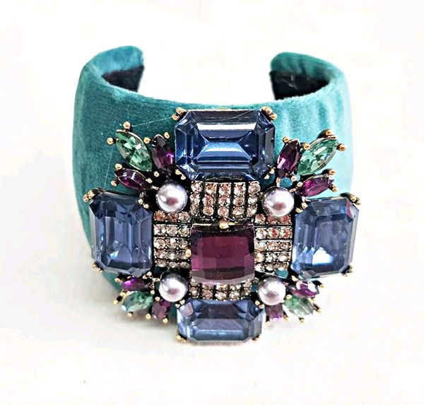 Teal b'Jeweled Bracelet