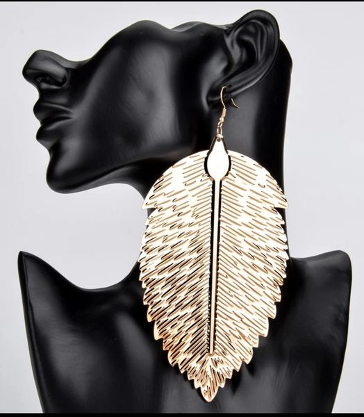 Oversized Leafy Earrings