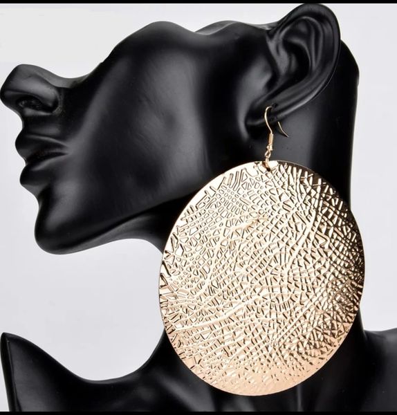 Oversized Disc Earrings