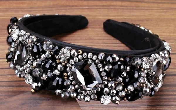 Black Beauty Bling Headband