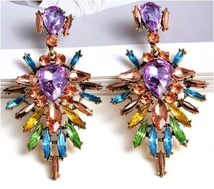 Jeweled Burst Earrings