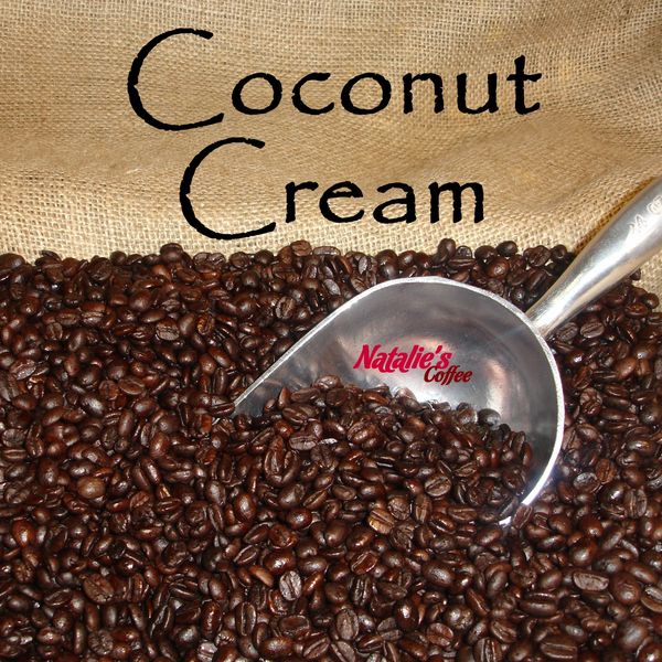 Coconut Cream Fresh Roasted Gourmet Flavored Coffee
