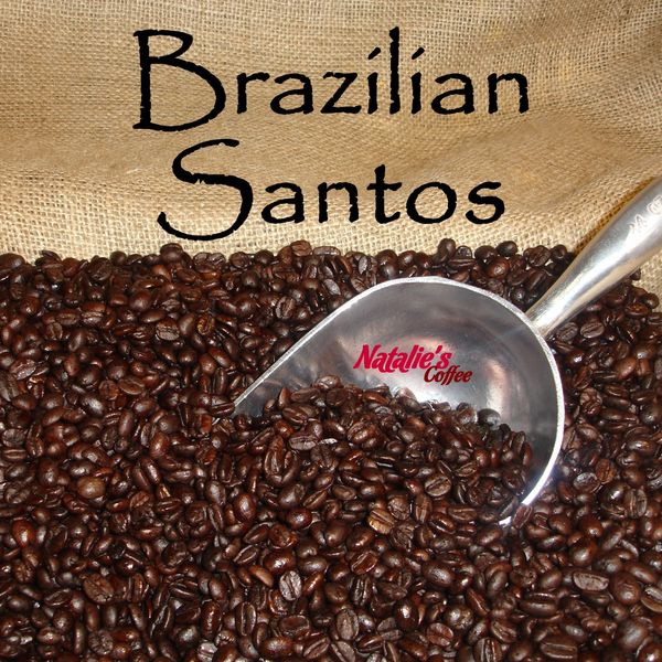Brazilian Santos Fresh Roasted Gourmet Coffee 12 oz bag