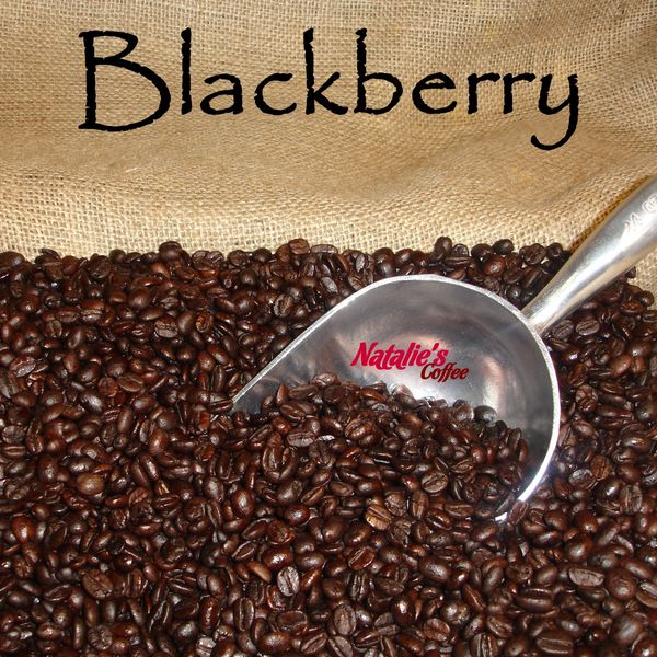 Blackberry Fresh Roasted Gourmet Flavored Coffee | Natalie's Flavored ...